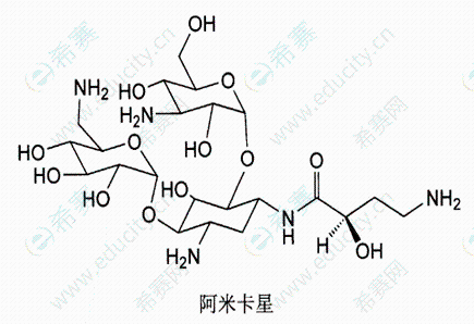 执业西药师知识点学习之阿米卡星