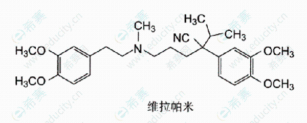 维拉帕米的结构图片