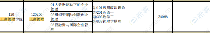 华侨大学全日制MBA招生目录.png