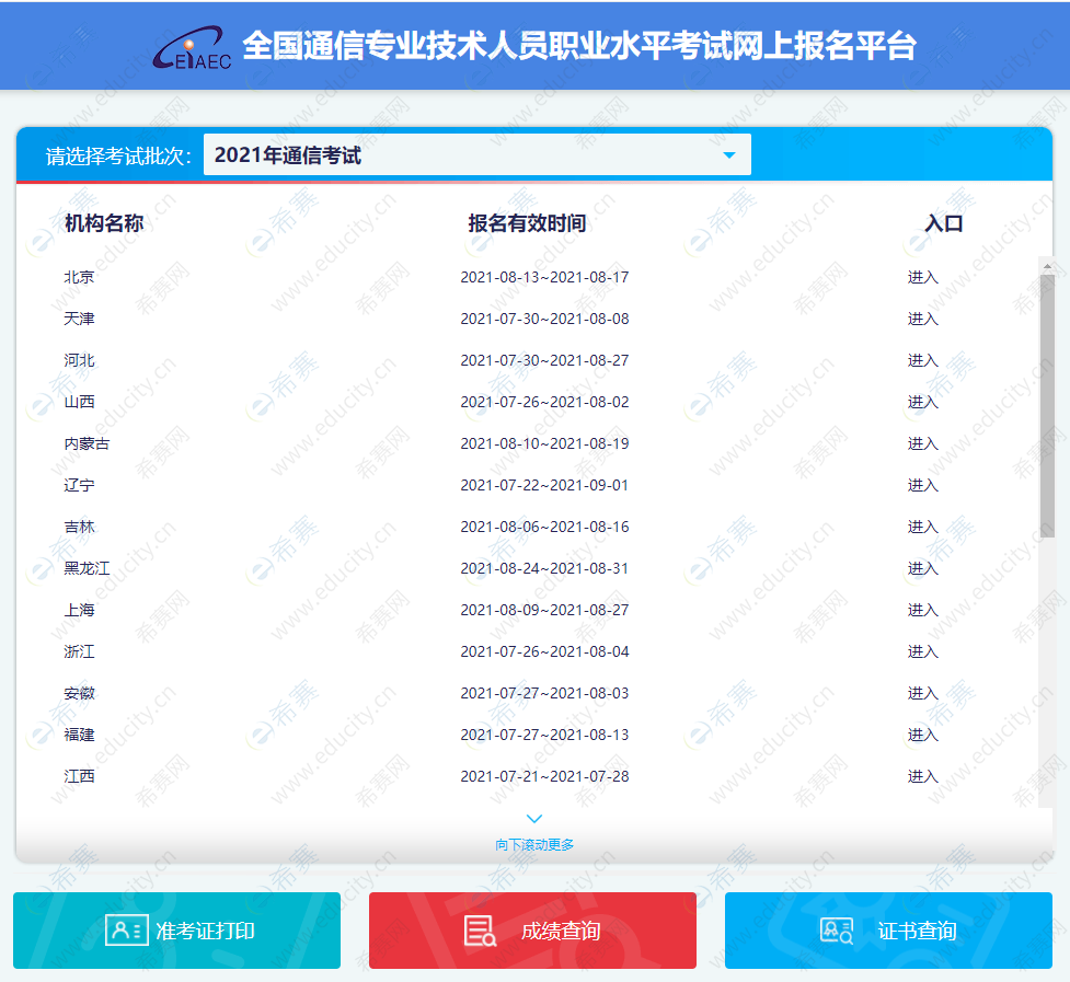 2022年全国通信工程师报名入口