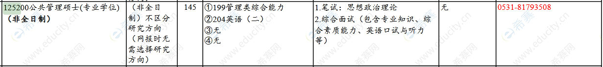 山東財(cái)經(jīng)大學(xué)2022MPA招生目錄.png