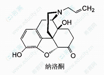 执业西药师结构之丙烯吗啡纳洛酮纳曲酮