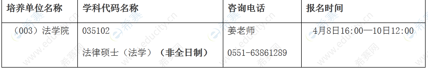 安徽大學(xué)2022年法律（法學(xué)）碩士研究生（非全日制）調(diào)劑公告.png