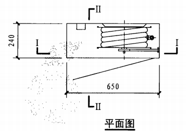 自救卷盘消防箱安装图图片